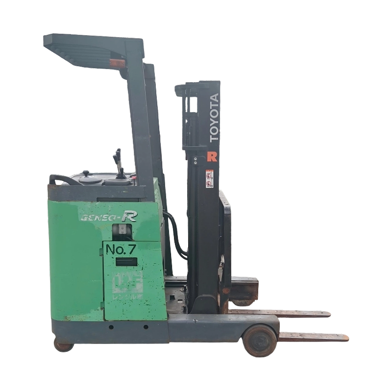 Original Elektrisk 7FBR15 1,5 Ton Begagnad Toyota skjutstativtruck
